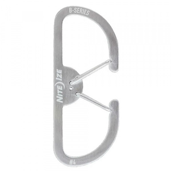 Карабин металлический NiteIze B-Series Dual Carabiner, размер 4