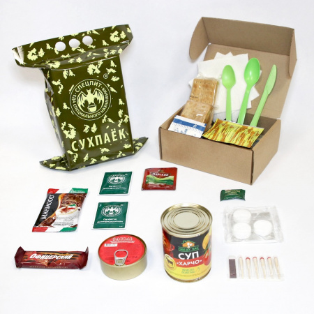 Сухой паек разовый Обед Вариант 3 (ИРП-Обед3) СПЕЦПИТ