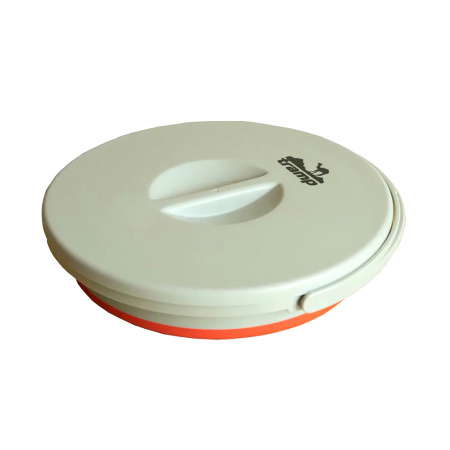 Ведро Tramp складное силиконовое 5л с крышкой TRC-127