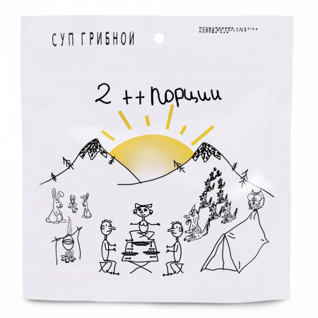 Сублимат СД Суп Грибной, 140 гр, 2 порции