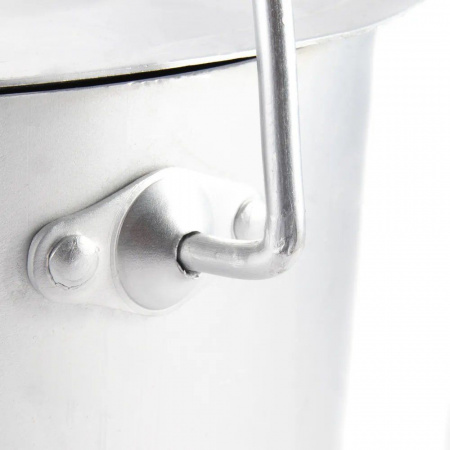 Котелок костровой цилиндрический 4,5 л, алюм.(Следопыт)