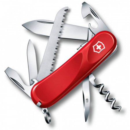 Нож перочинный Victorinox Evolution S13 (2.3813.SE) 85мм 14функц. красный карт.коробка
