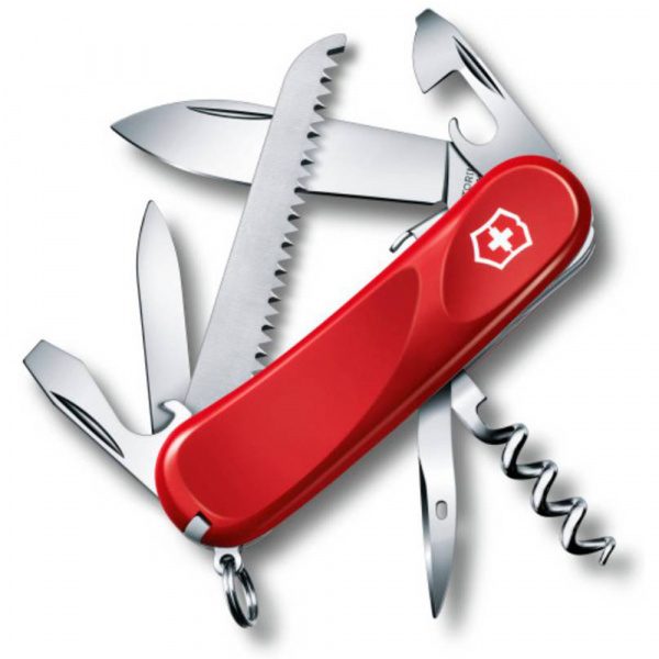 Нож перочинный Victorinox Evolution S13 (2.3813.SE) 85мм 14функц. красный карт.коробка