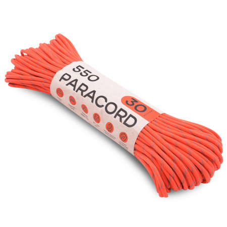 Паракорд 550 T-Gear x CORD nylon 30м световозвращающий