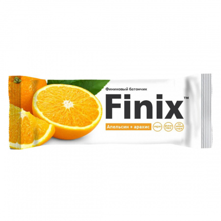 Finix Финиковый батончик с арахисом и апельсином, 30г