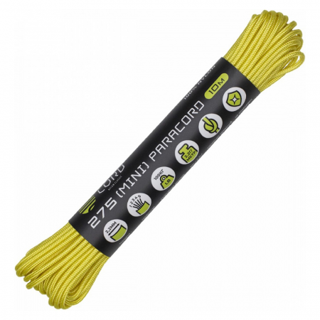 Паракорд 275 (мини) CORD nylon 10м RUS (lemon)