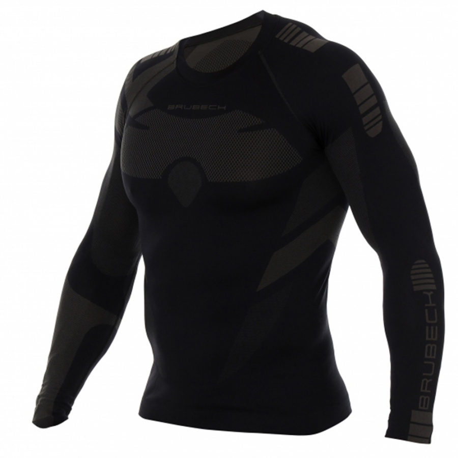 Термобелье мужское Brubeck футболка с длинным рукавом зональная DRY