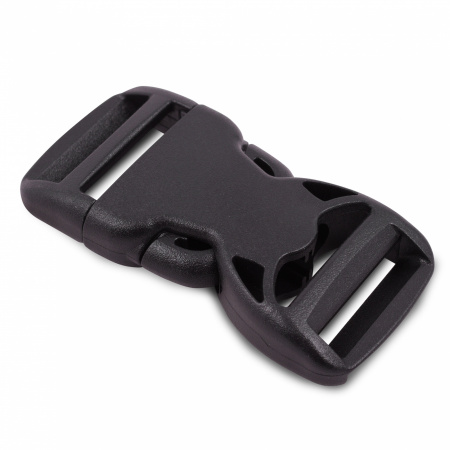 Пряжка фастекс Duraflex Dual Rock Lockster 25мм, две регулировки, 1-20137/1-07145, черный