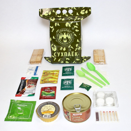 Сухой паек разовый Ужин Вариант 2 (ИРП-Ужин2) СПЕЦПИТ