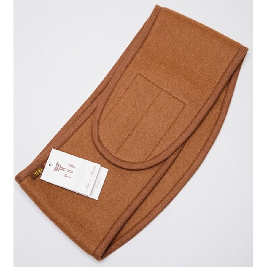 Пояс Монголка валяный 100% шерсти верблюда ПРЕМИУМ 54-56 Рыжий арт. 03122