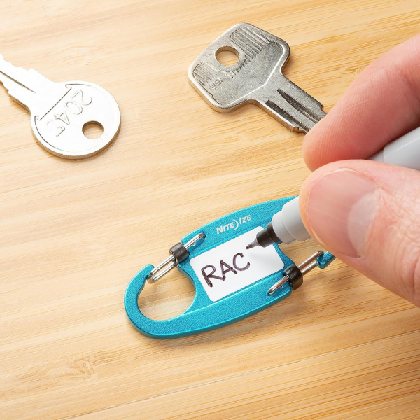 Брелок для ключей NiteIze IdentiKey SlideLock Dual Carabiner 2pk