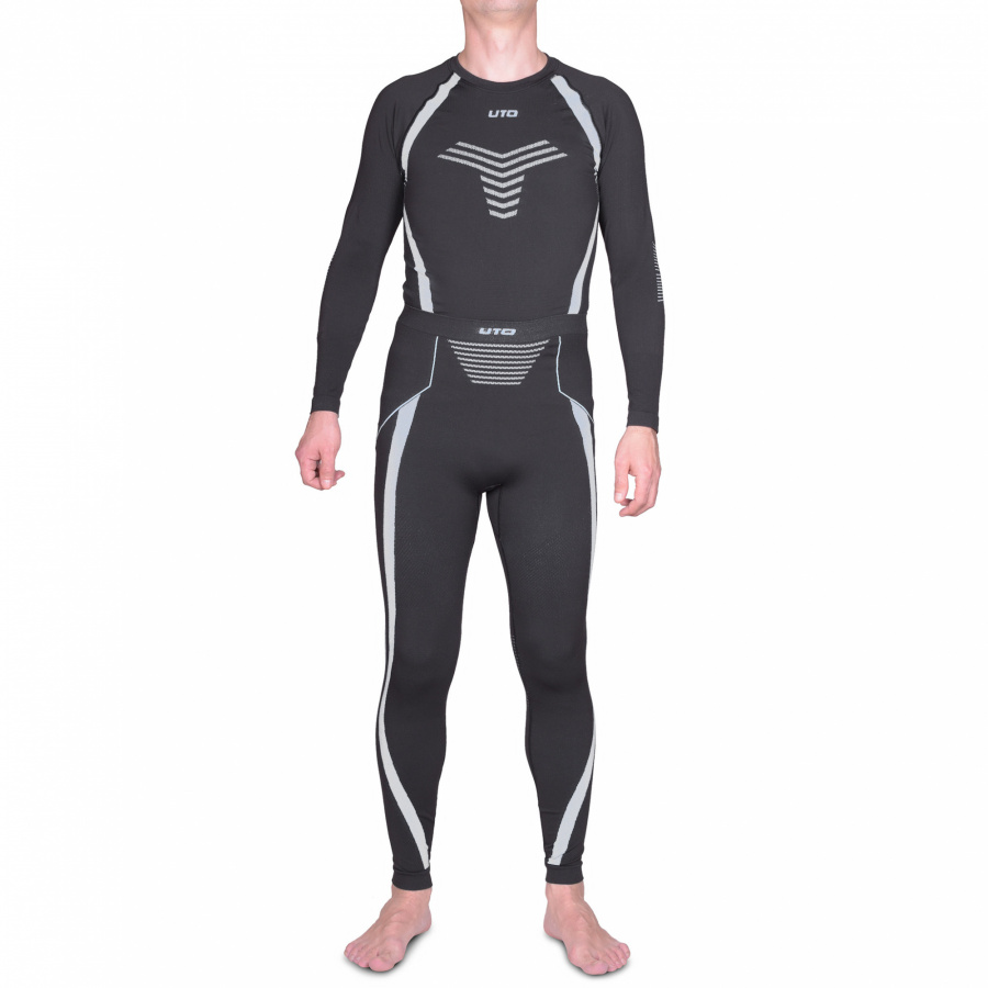Термобелье UTO комплект Sports CleanDry Bamboo 933103 Classic Black L