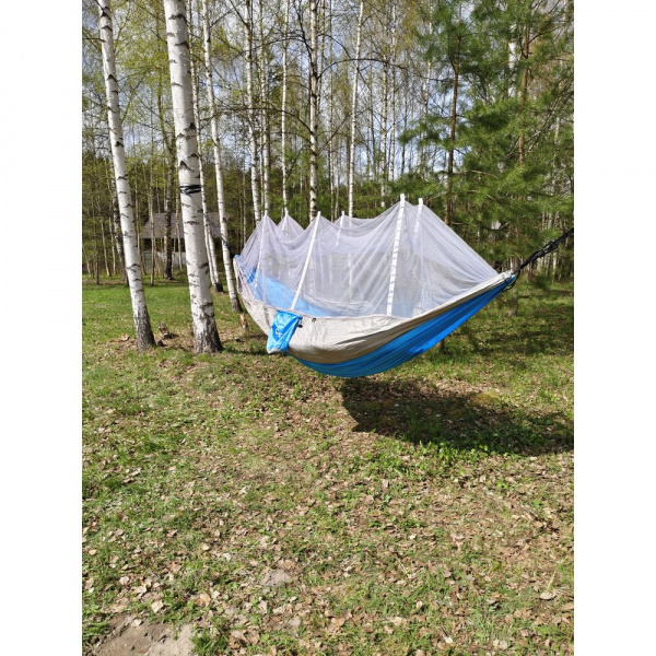 Гамак туристический двухместный с москитной сеткой Mormus Equip Ultralight Hammock
