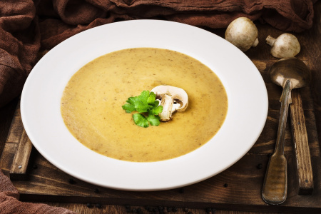 Готовое блюдо Суп - пюре с белыми грибами пакет 300 г DeliLabs