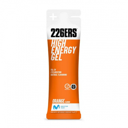 Высокоэнергетический гель 226ERS (углеводы 50 гр.), с BCAA, вкус Апельсин, 76 гр.