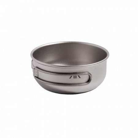 Миска с ручками титановая GORAA TITANIUM SINGLE-WALL BOWL WITH FOLDING HANDLE 300мл.