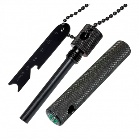 BK09BO778 Fire Starter - огниво, компас, линейка