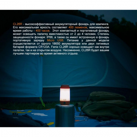 Фонарь Fenix CL26R