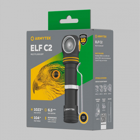 Фонарь Armytek Elf C2 USB-C Теплый