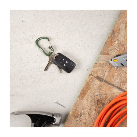 Карабин с блокировкой алюминевый NiteIze SlideLock Aluminum, размер 3