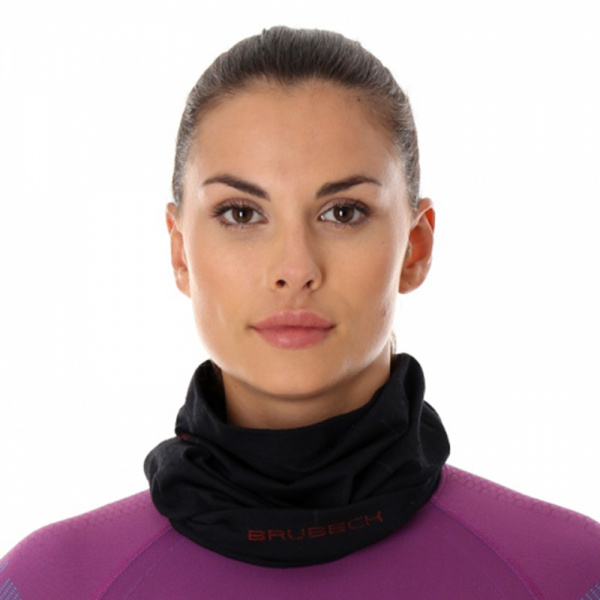 Термобелье Brubeck бандана труба черная S-M