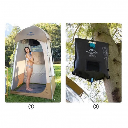 Душ туристический подвесной Naturehike Dawn Bath Outdoor Solar Shower