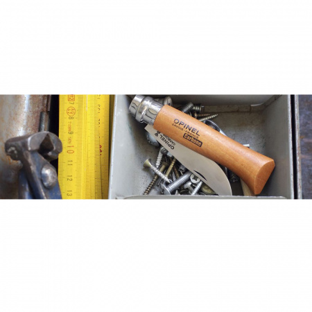 Нож Opinel №6, углеродистая сталь, бук