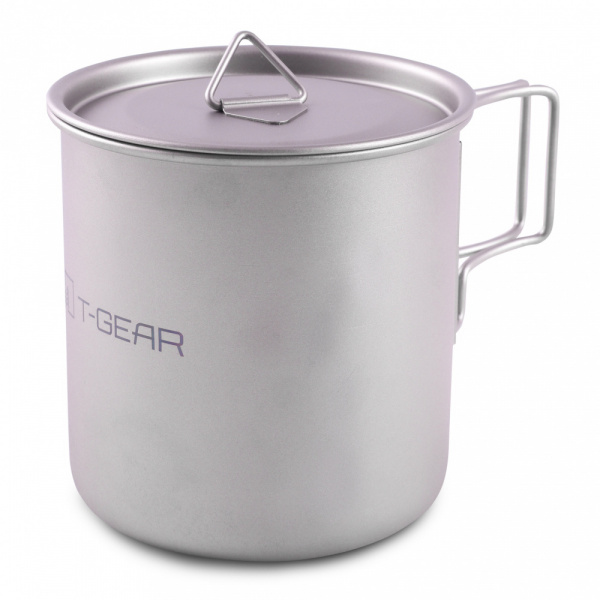 Кружкa с крышкой титановая T-Gear Titanium Mug With Lid 500