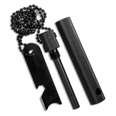 BK09BO778 Fire Starter - огниво, компас, линейка