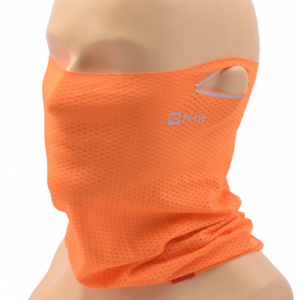 N-Rit охлаждающая бандана-труба Tube 9 Cool-Ear Loop (One size, Оранжевый, ORANGE)