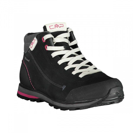 Ботинки треккинговые женские CMP ELETTRA MID WMN WP NERO-SANGRIA(Черный) 37