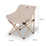 Кресло складное Moon Chair 120 кг BRS Y01