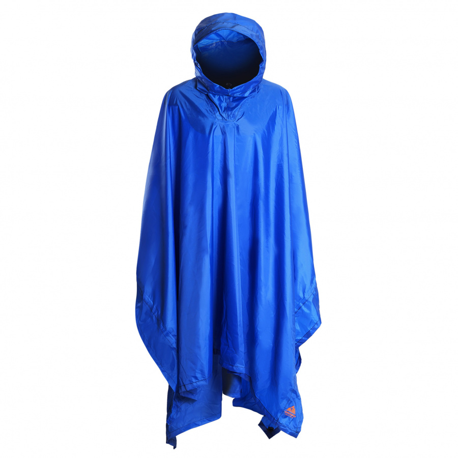 Накидка Пончо синий