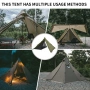 Палатка Naturehike Ranch Fire Pyramid 2 CNK2300ZP025