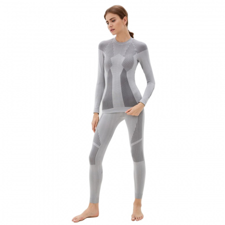 Термобелье V-Motion комплект F10 (ж) светло-серый XL