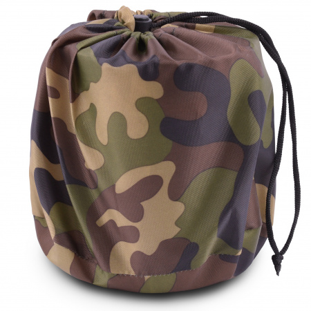 Котелок-чайник-кружка круглая (титан) 1,2л (Роза ветров)