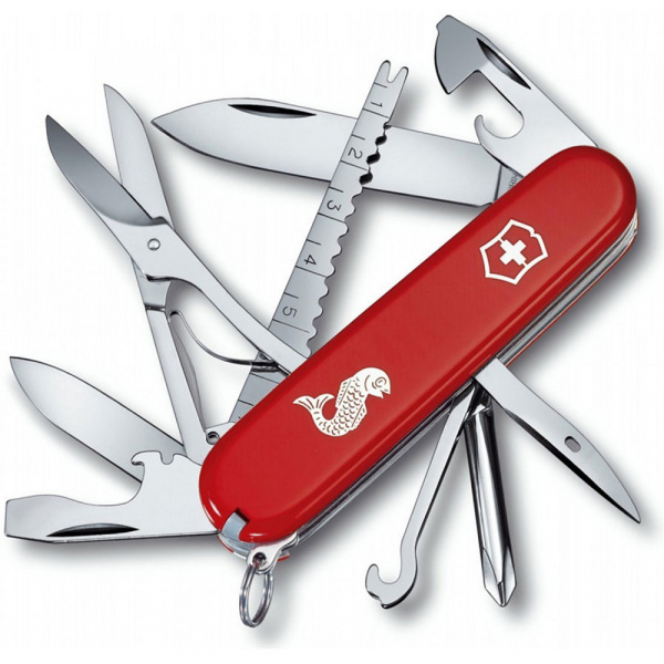 Нож перочинный Victorinox Fisherman (1.4733.72) 91мм 18функций красный карт.коробка