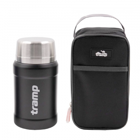 Термос Tramp с широким горлом 0,8 л с сумкой TRC-132