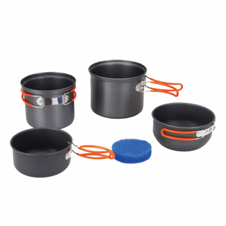 Набор посуды Tramp TRC-075 (анодированный алюминий)