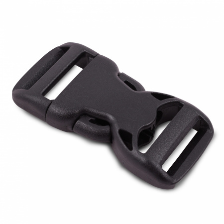 Пряжка фастекс Duraflex Dual Rock Lockster 20мм, две регулировки, 1-20161/1-17315, черный