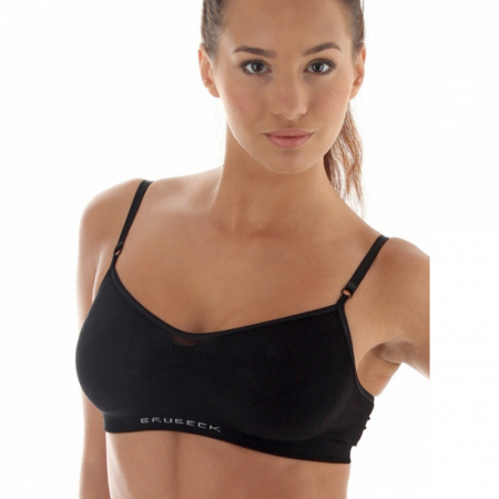 Термобелье женское Brubeck бюстгальтер COMFORT COTTON BRA черный 70 C