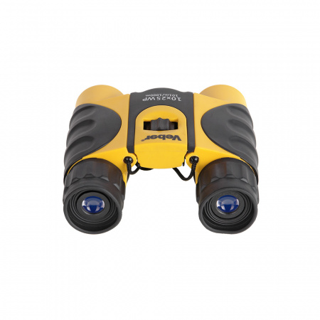 Бинокль Veber 10*25 WP черный-желтый
