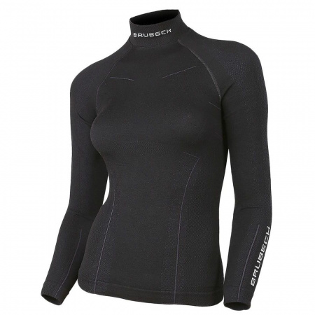 Термобелье женское Brubeck футболка с длинным рукавом шерсть мериноса WOOL MERINO 78%