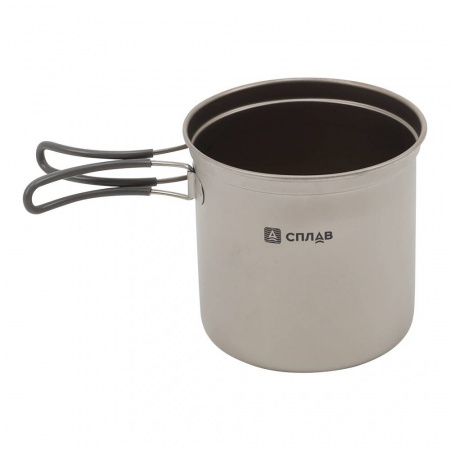 Набор титановой посуды Сплав 1 кастрюля, 1 сковородка (1200+400)