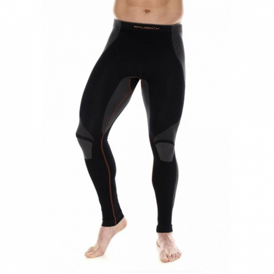 Термобелье мужское Brubeck кальсоны PROTECT черные/графитовые L