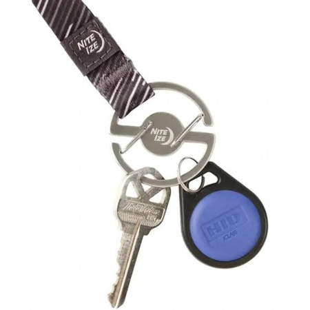 Брелок для ключей NiteIze Medallion Key Lanyard, стальной