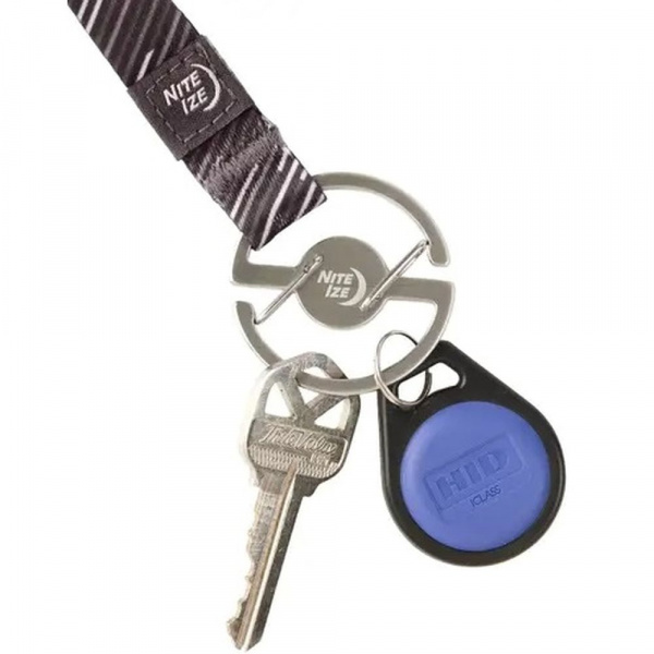 Брелок для ключей NiteIze Medallion Key Lanyard, стальной