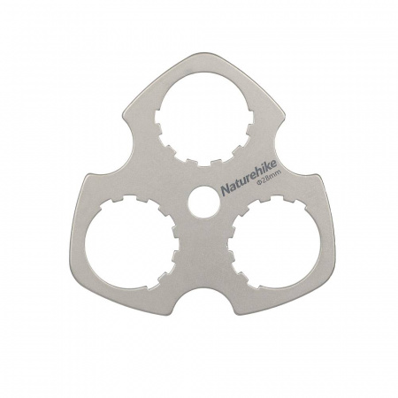 Титановый комплект для изготовления костровой треноги Naturehike NH21SK003