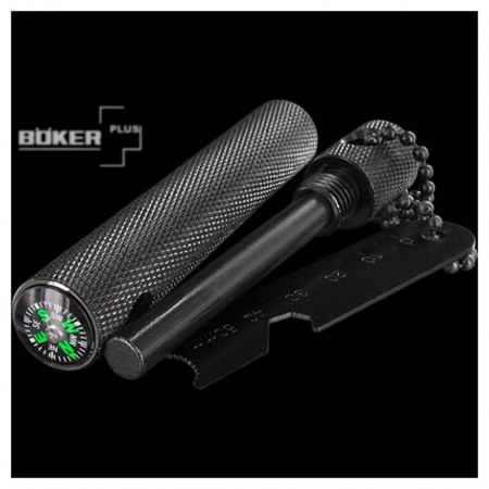 BK09BO778 Fire Starter - огниво, компас, линейка