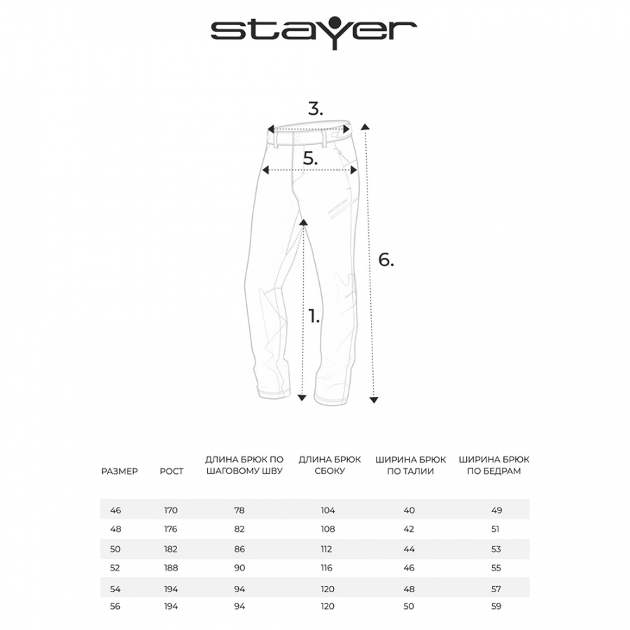 Брюки мужские Stayer 25517